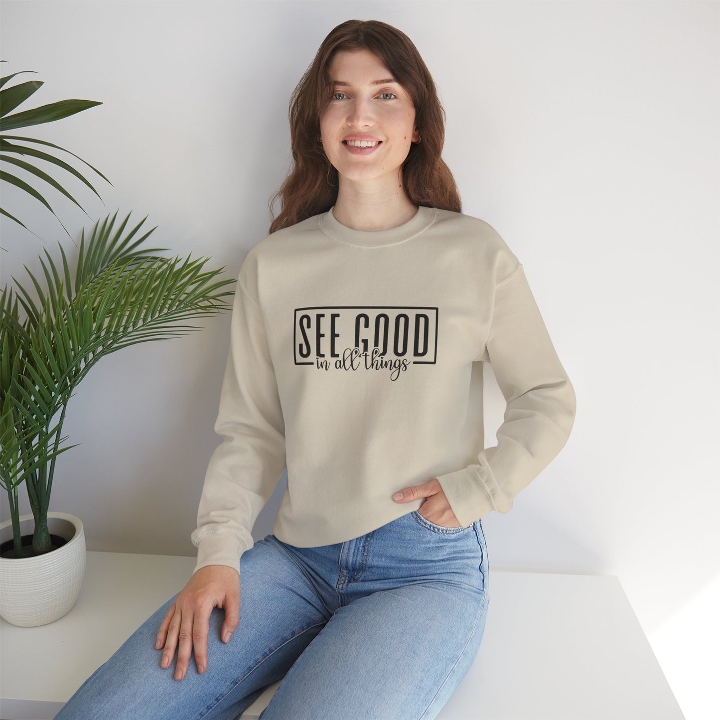 See Good In All Things Crewneck Sweatshirt