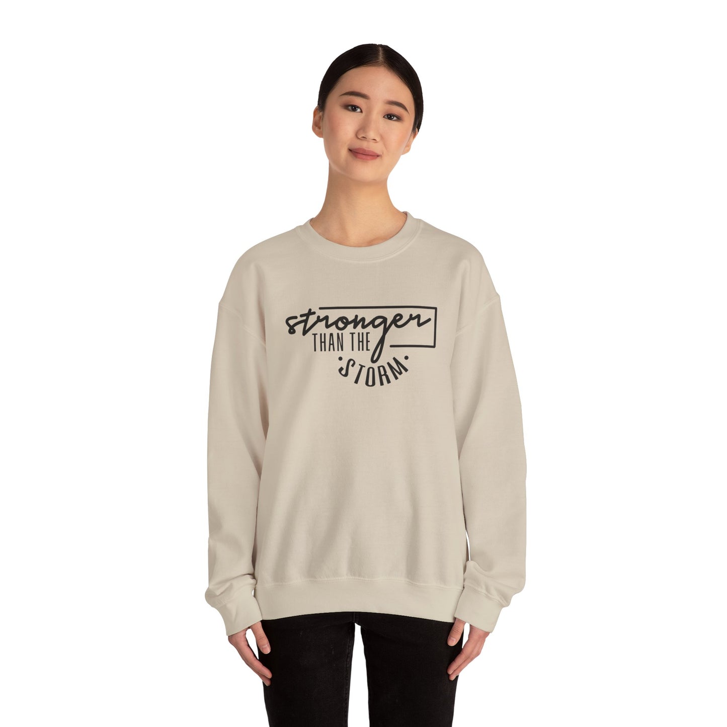 Stronger Than The Storm Crewneck Sweatshirt