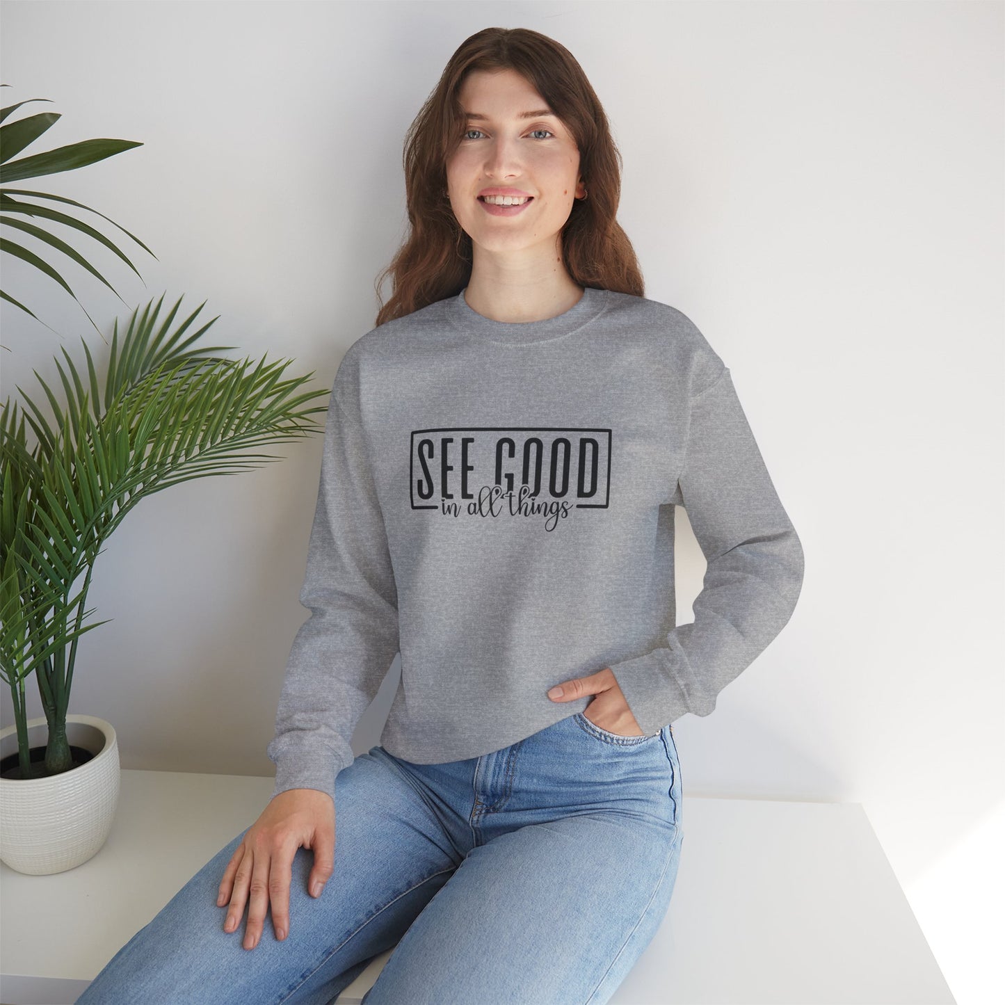 See Good In All Things Crewneck Sweatshirt