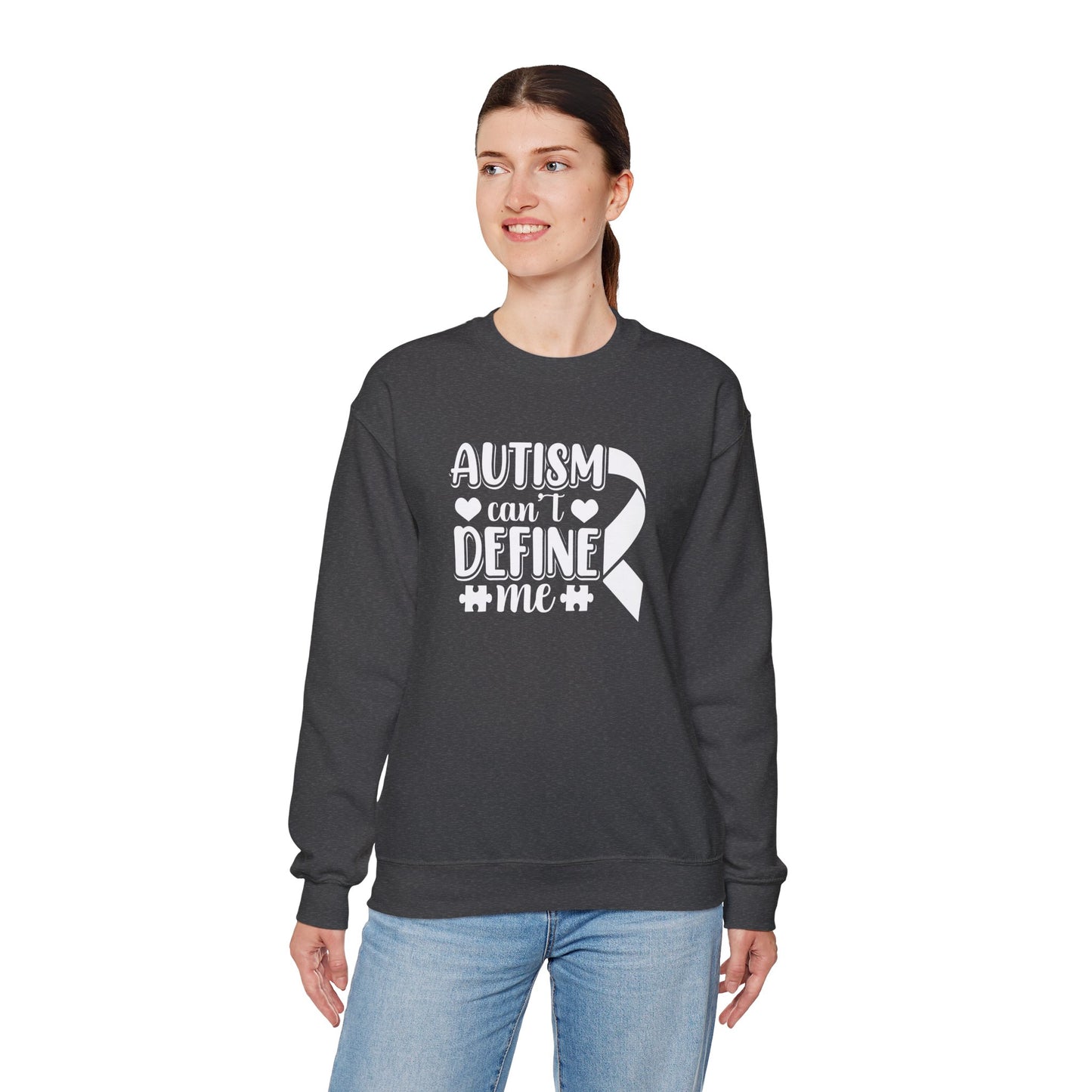 Autism Can't Define Me Crewneck Sweatshirt