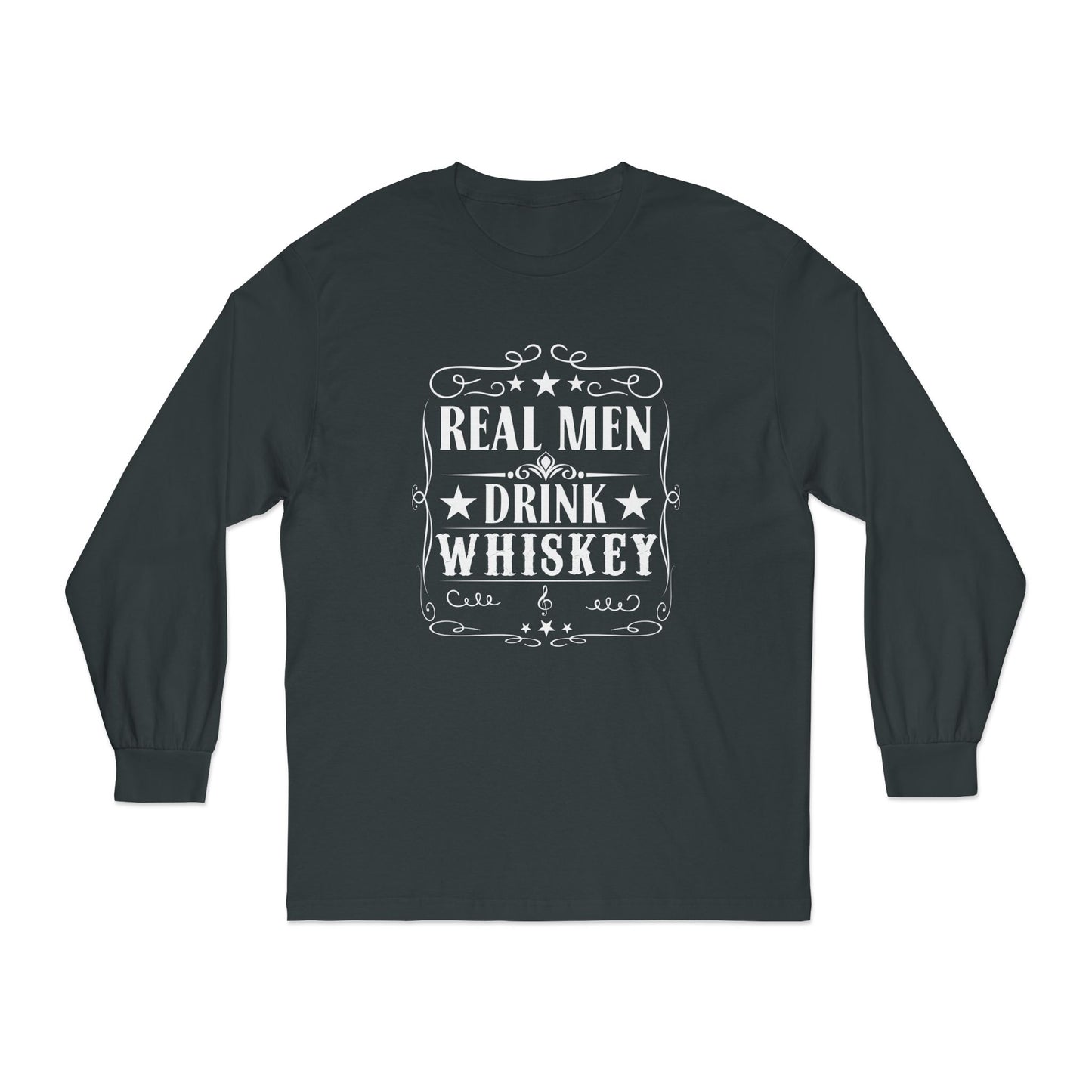 Real Men Drink Whiskey Crewneck Sweatshirt