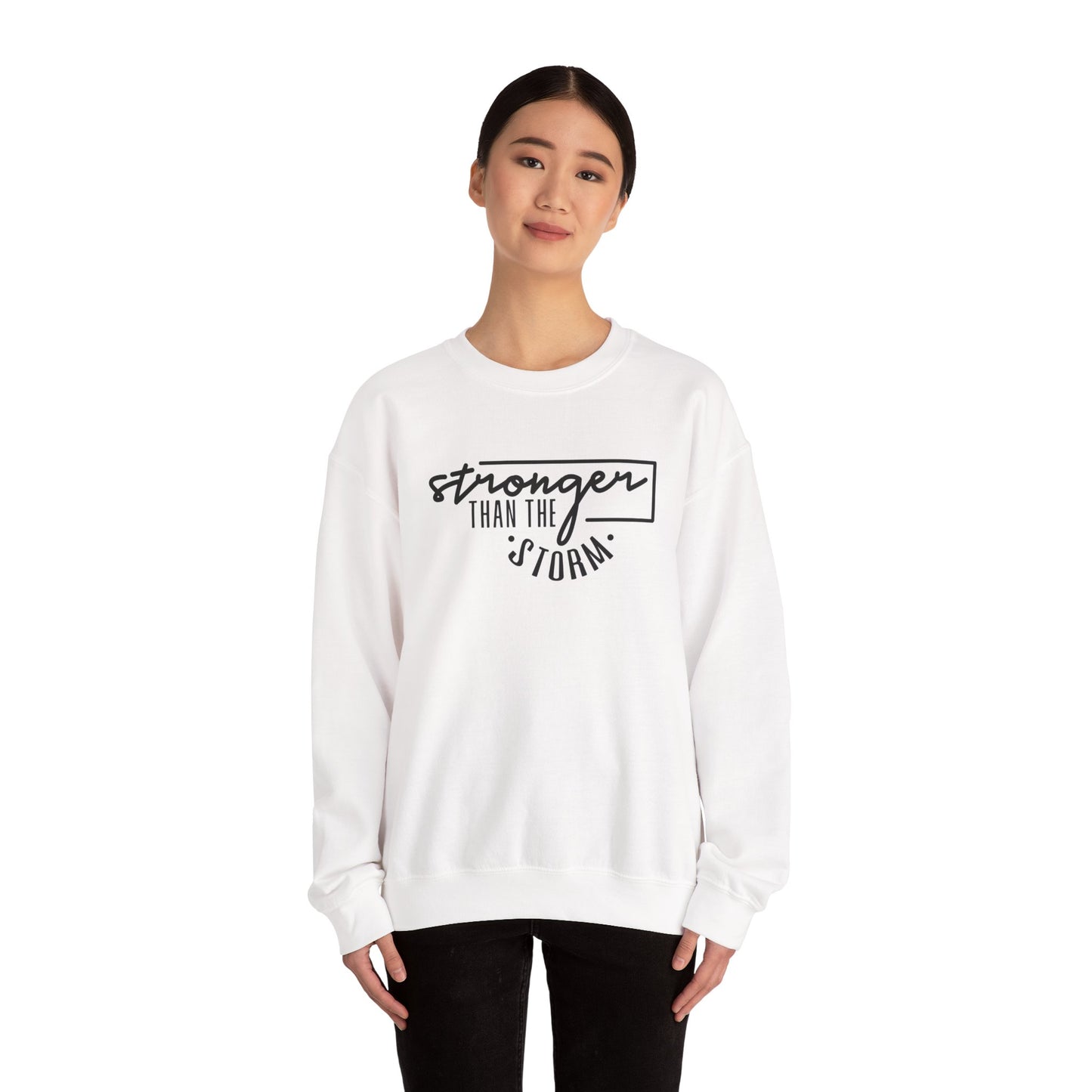 Stronger Than The Storm Crewneck Sweatshirt