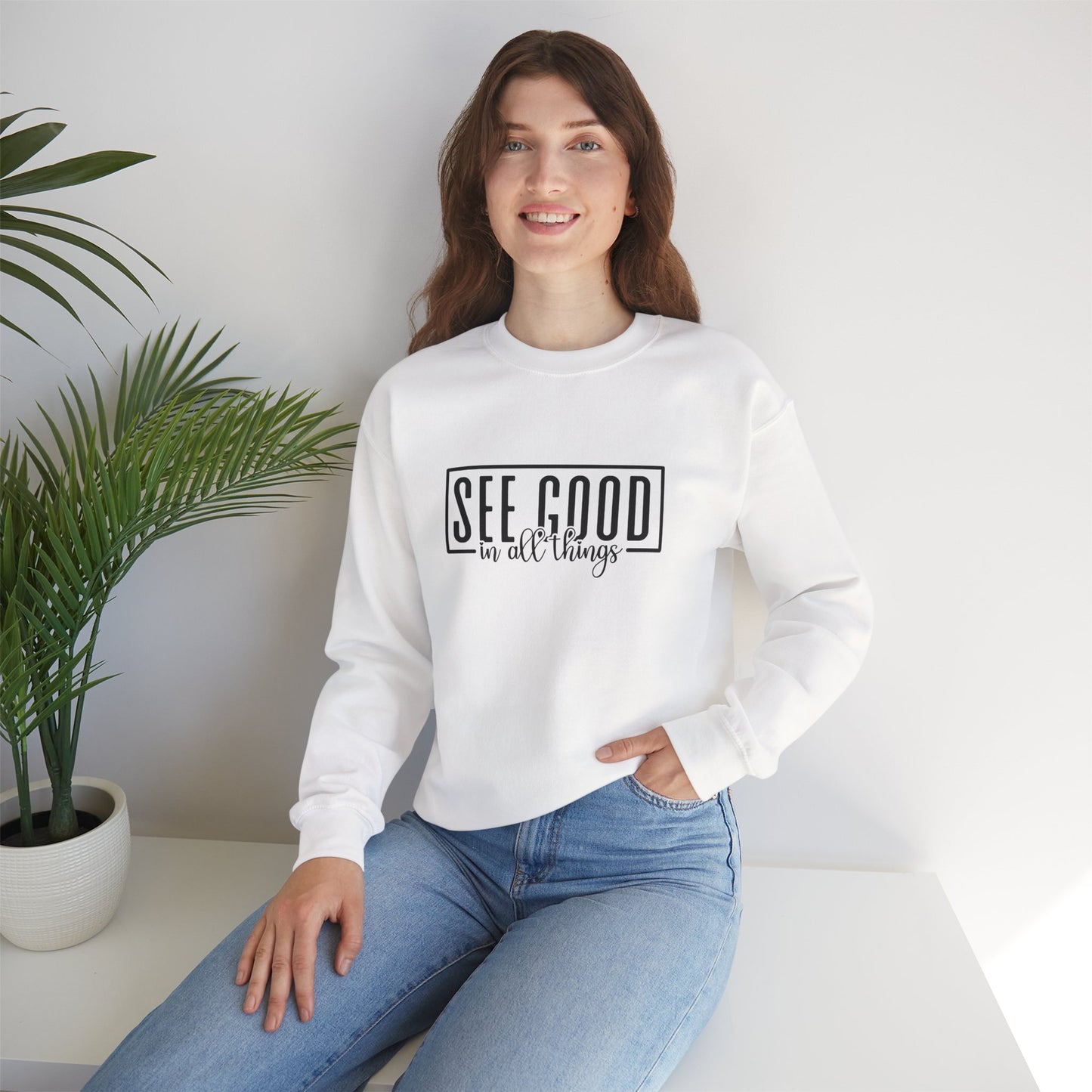 See Good In All Things Crewneck Sweatshirt