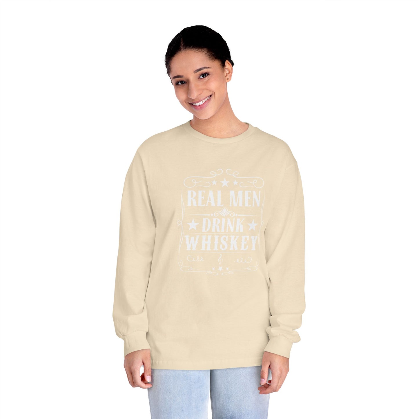 Real Men Drink Whiskey Crewneck Sweatshirt