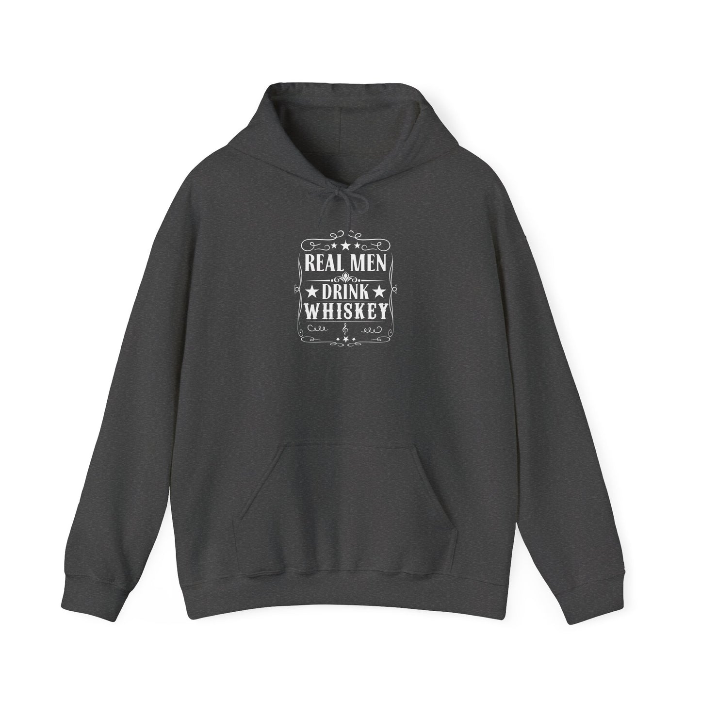 Real Men Drink Whiskey Hooded Sweatshirt