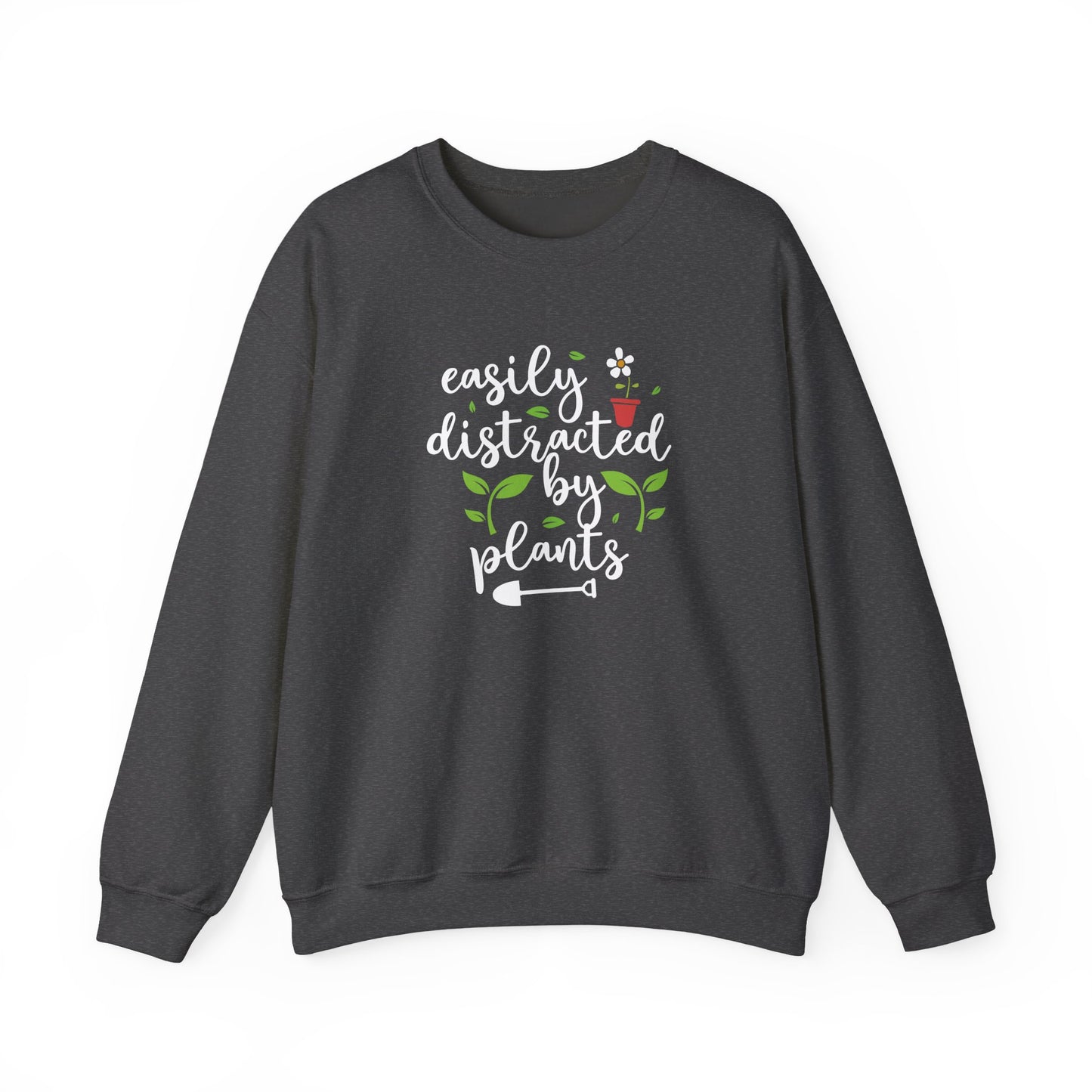 Easily Distracted By Plants Crewneck Sweatshirt