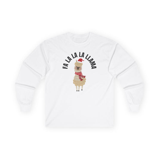 Fa La La La Llama Ultra Cotton Long Sleeve T Shirt