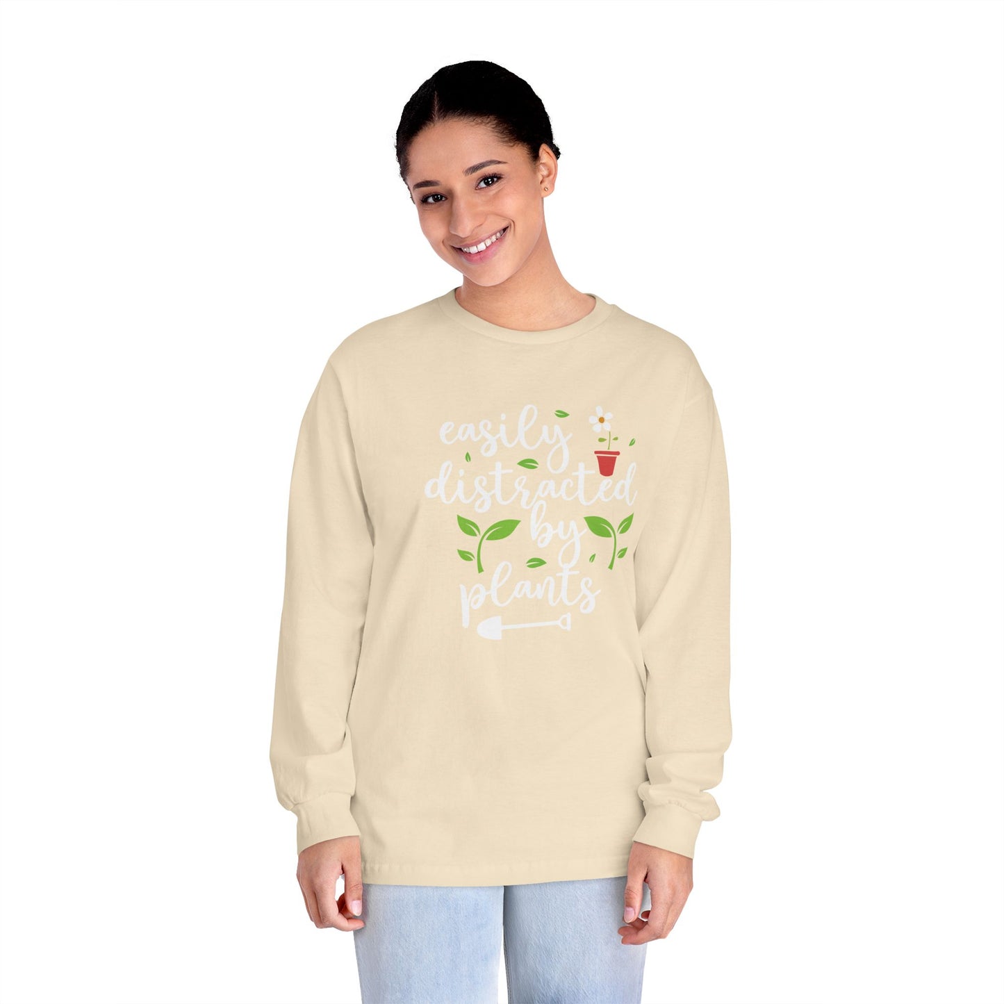 Easily Distracted By Plants Long Sleeve T-Shirt