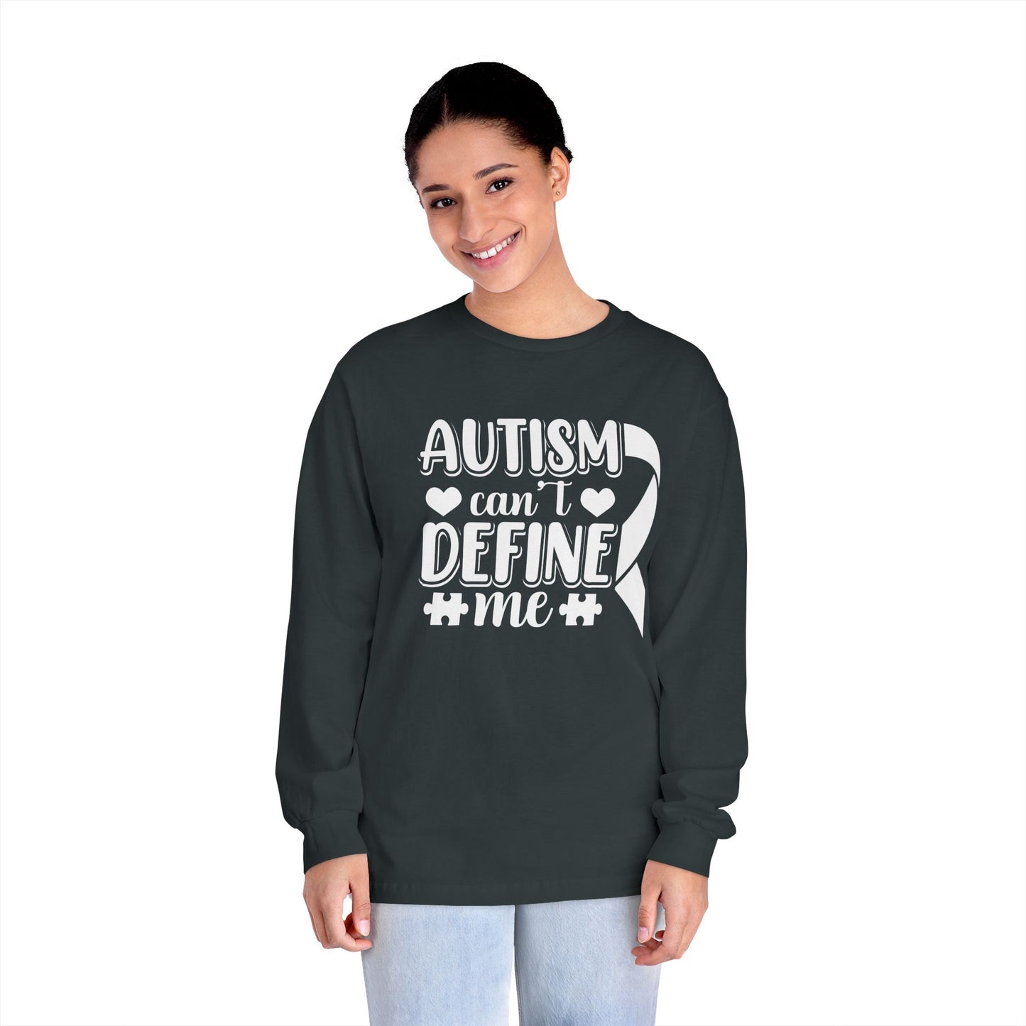 Autism Can't Define Me Long Sleeve T-Shirt