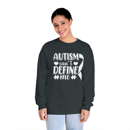 Autism Can't Define Me Long Sleeve T-Shirt