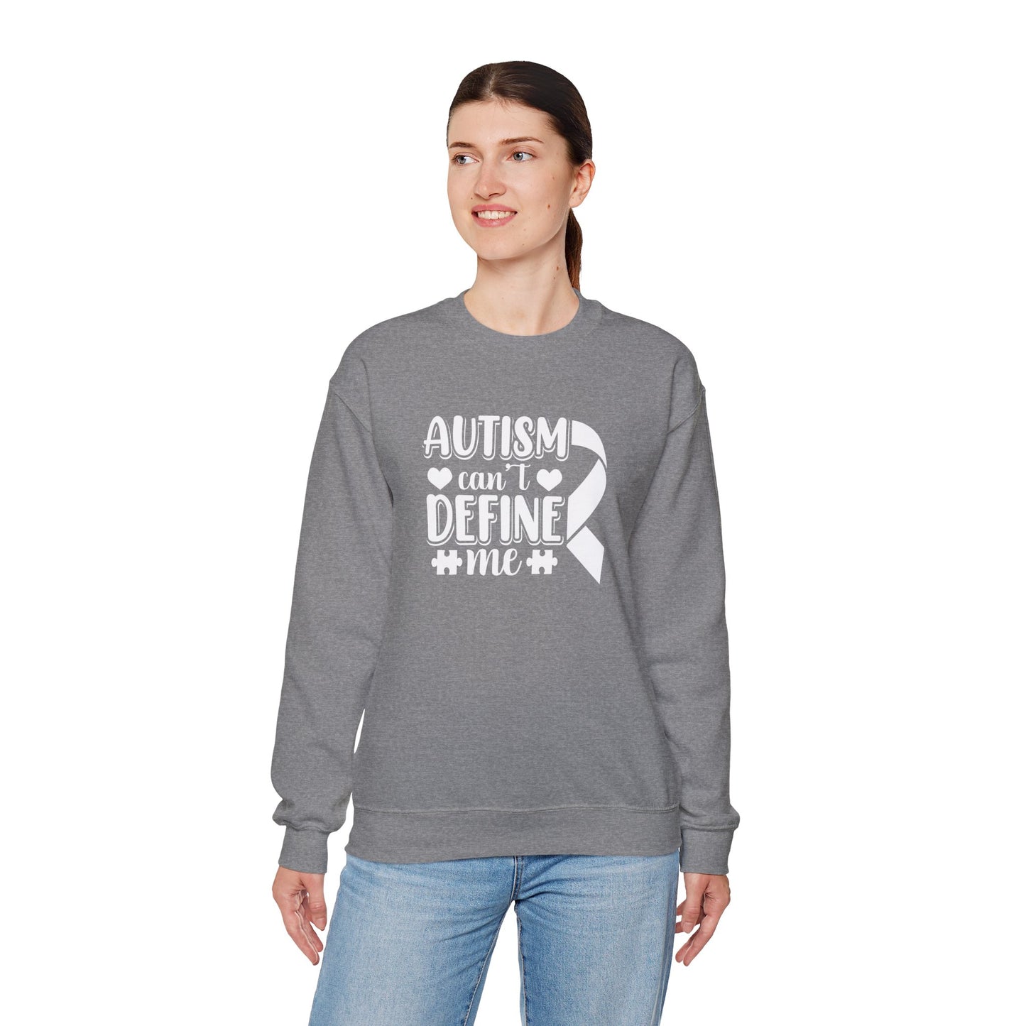 Autism Can't Define Me Crewneck Sweatshirt