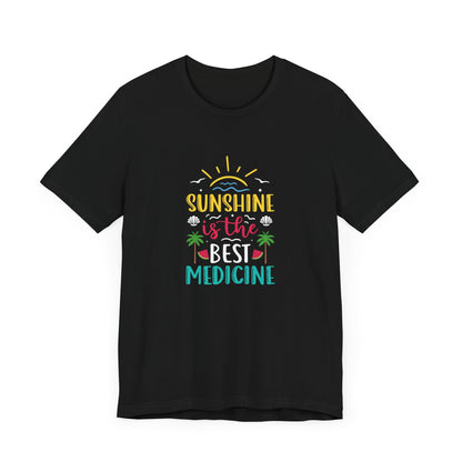 Sunshine Is The Best Medicine Short Sleeve T Shirt