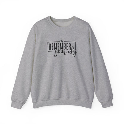 Remember Your Why Crewneck Sweatshirt