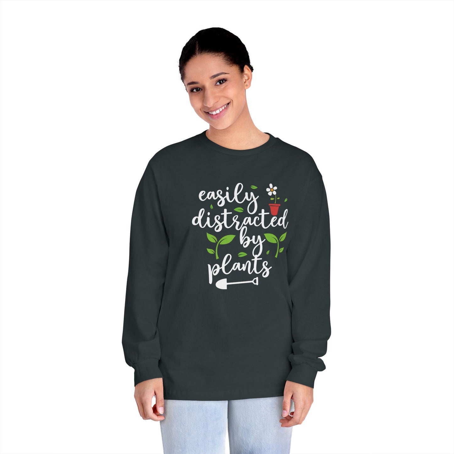 Easily Distracted By Plants Long Sleeve T-Shirt