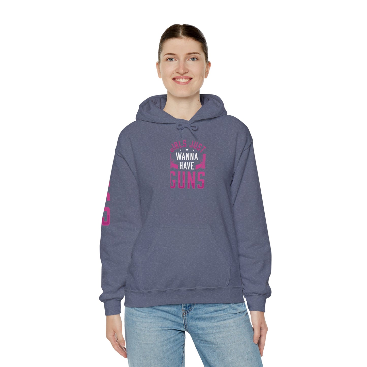 Girls Just Wanna Have Guns Hooded Sweatshirt