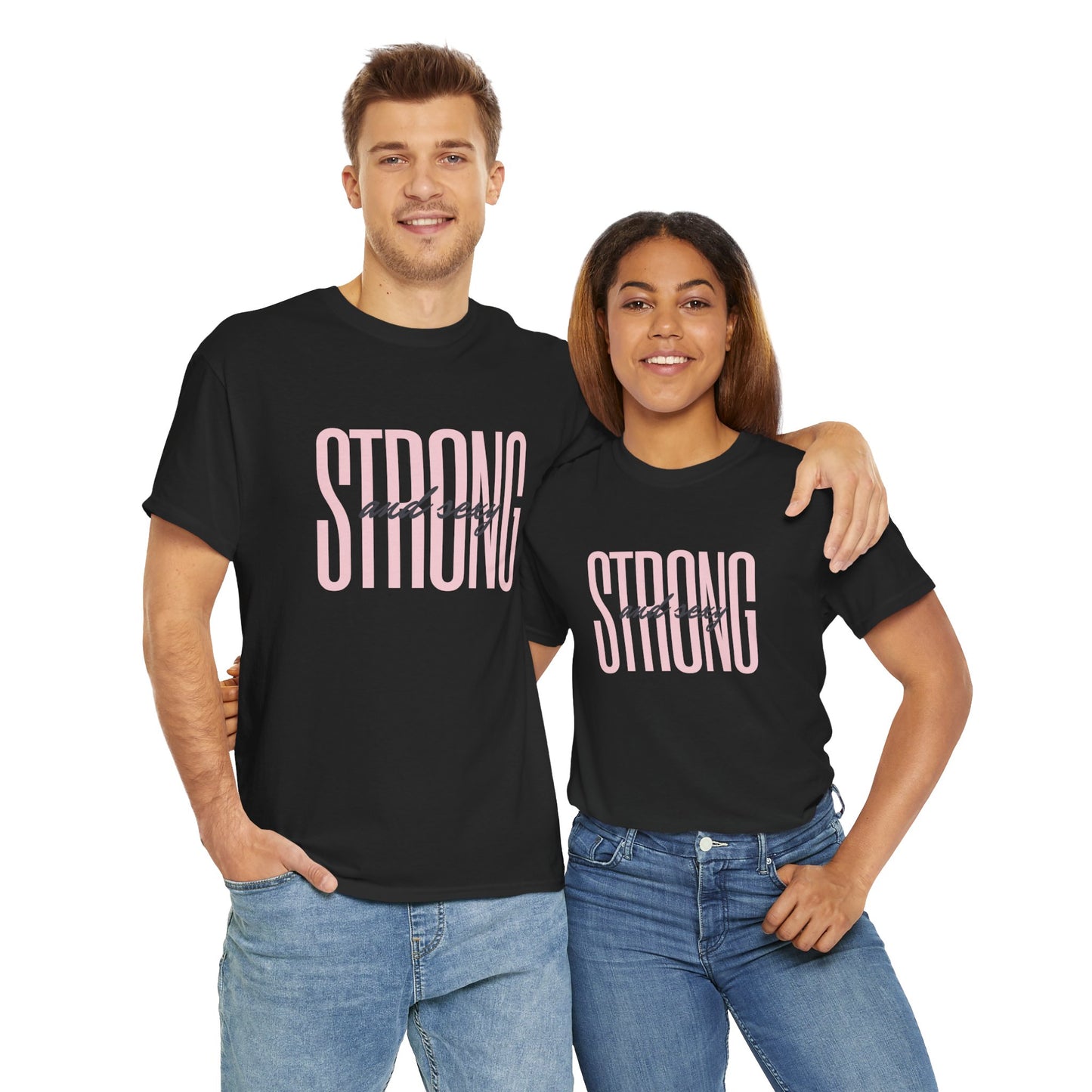 Strong And Sexy Unisex Heavy Cotton T Shirt