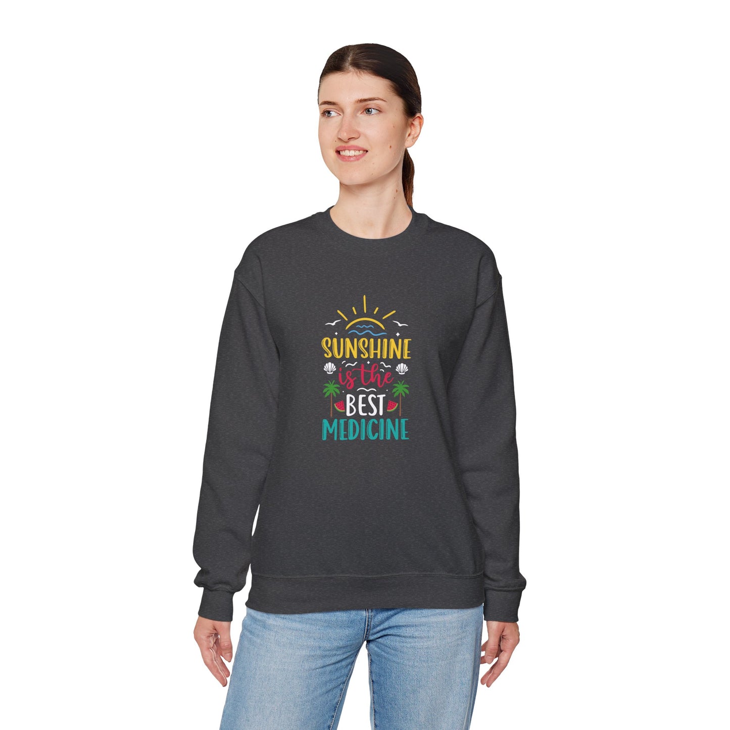 Sunshine Is The Best Medicine Crewneck Sweatshirt