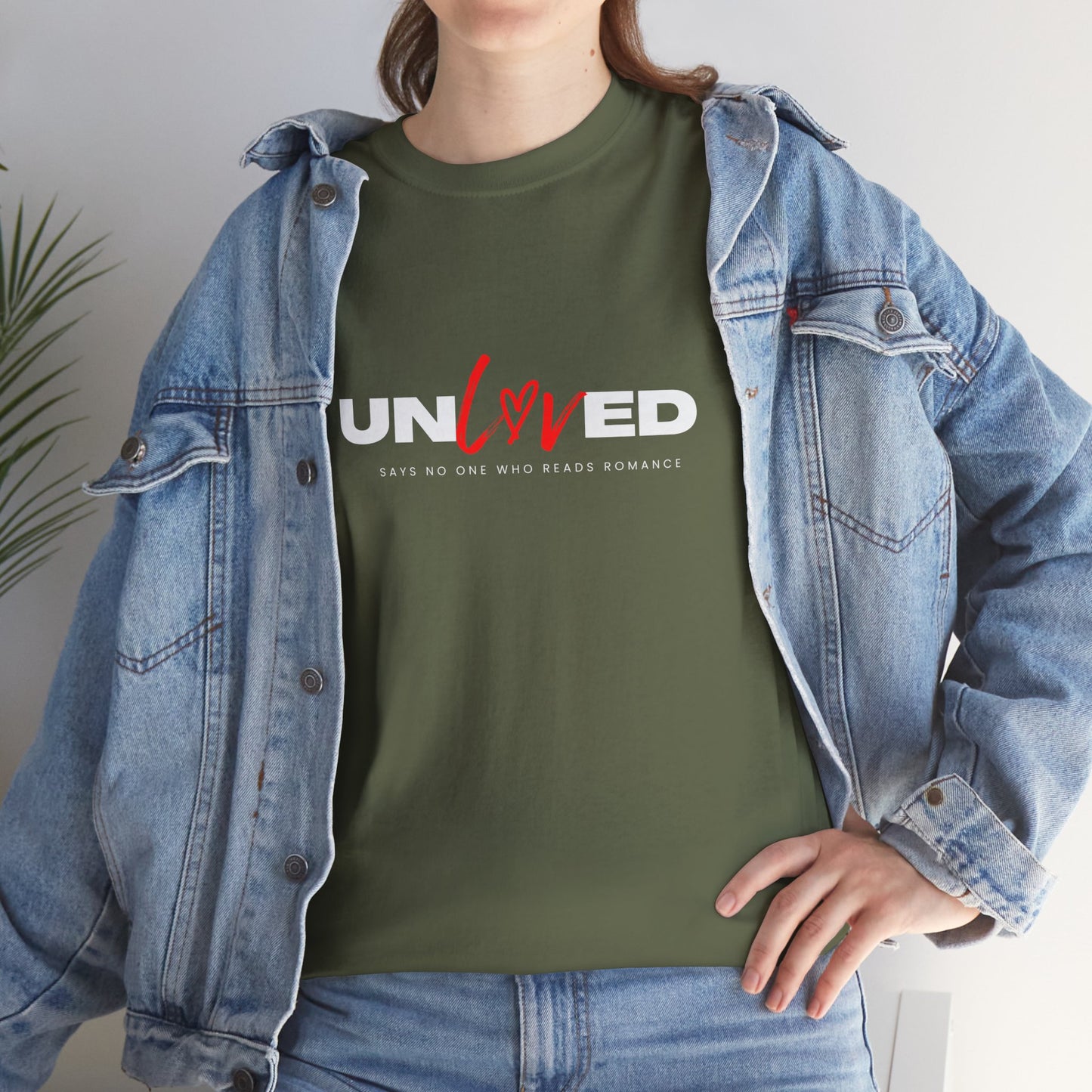 Un Loved Says No One Who Read Romance Unisex Heavy Cotton T Shirt