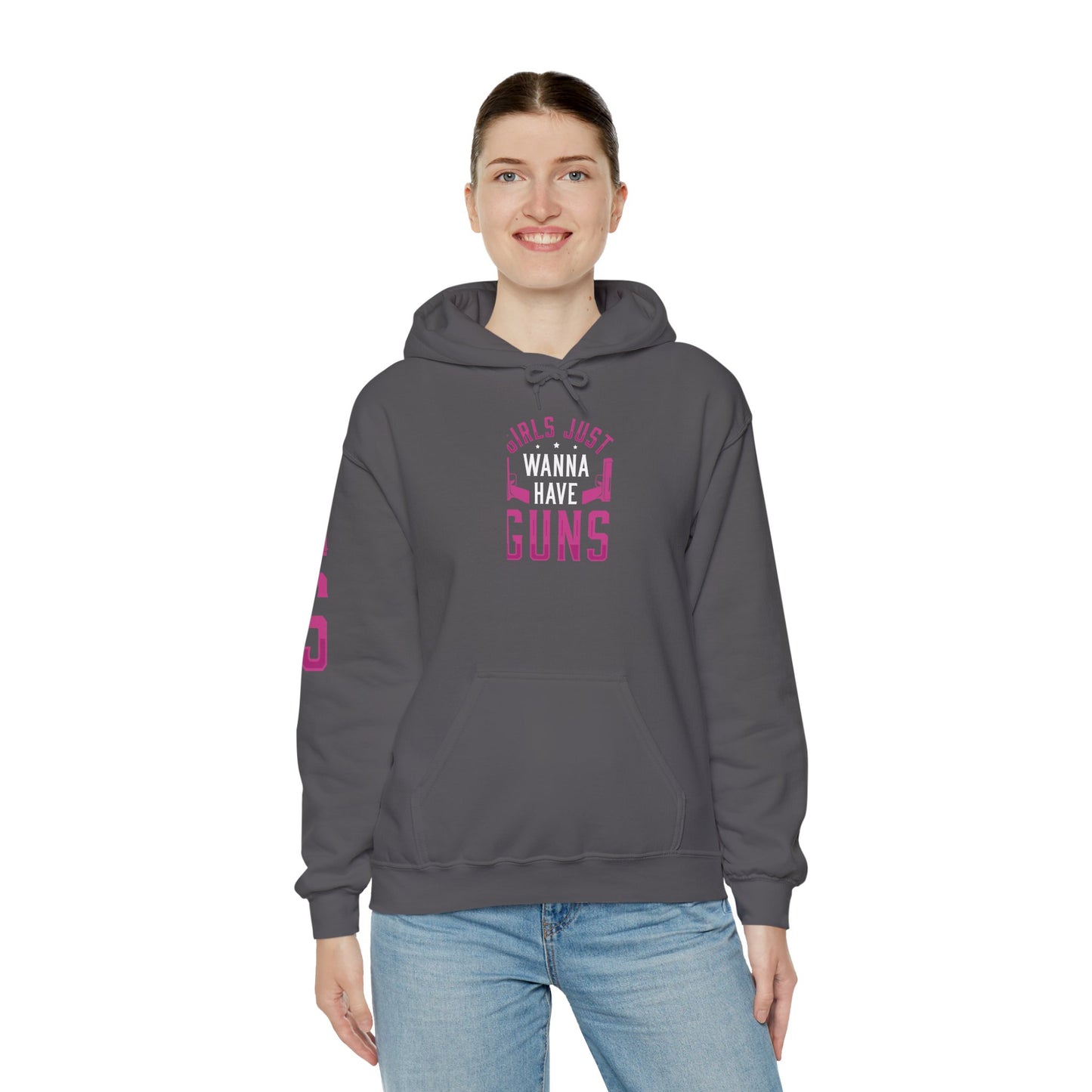 Girls Just Wanna Have Guns Hooded Sweatshirt