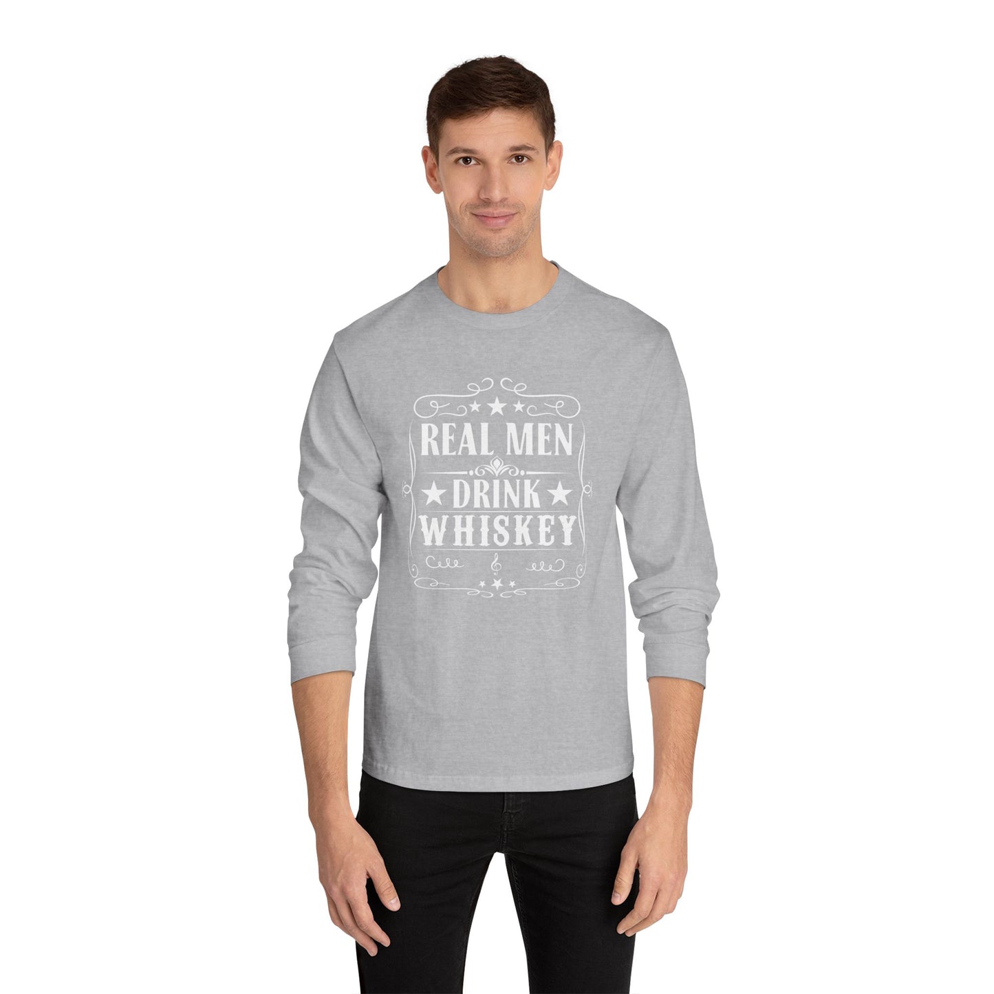 Real Men Drink Whiskey Crewneck Sweatshirt