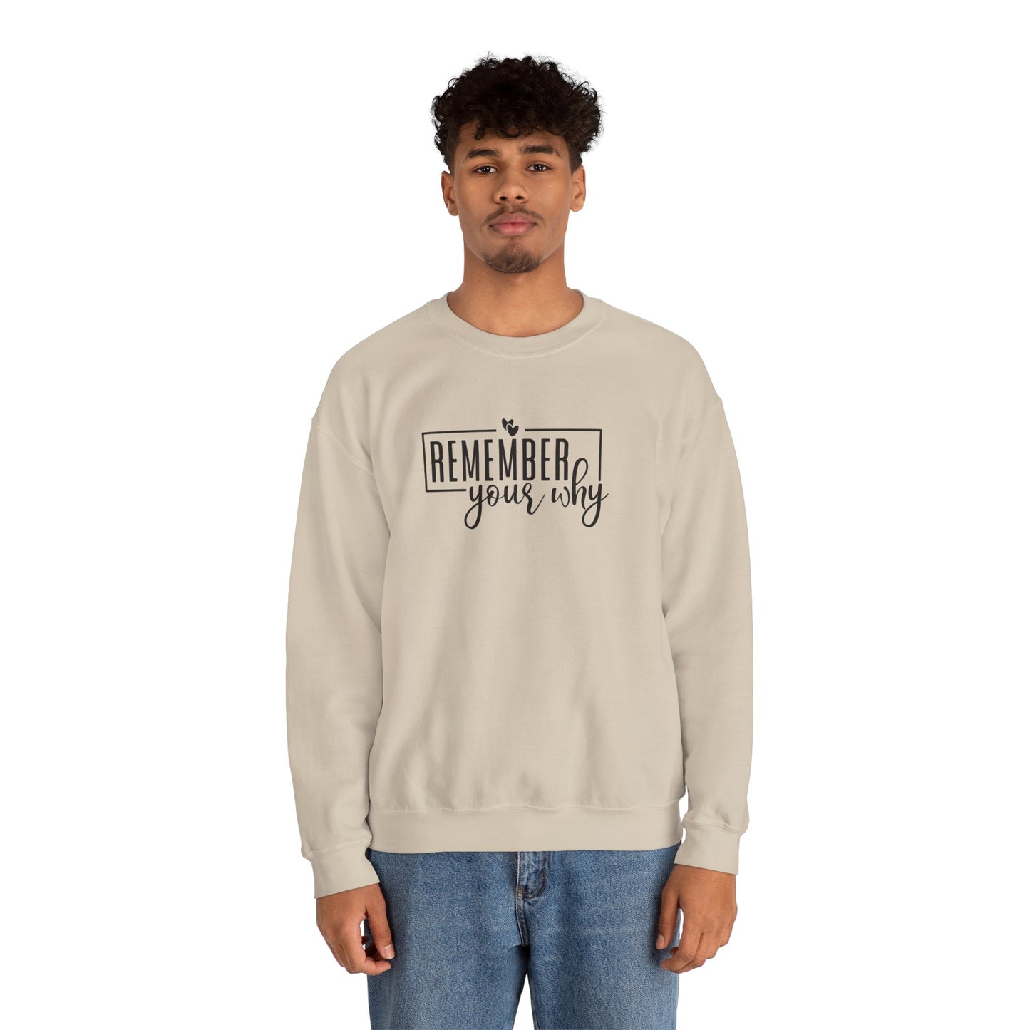 Remember Your Why Crewneck Sweatshirt