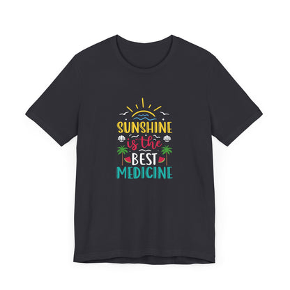 Sunshine Is The Best Medicine Short Sleeve T Shirt