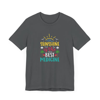 Sunshine Is The Best Medicine Short Sleeve T Shirt