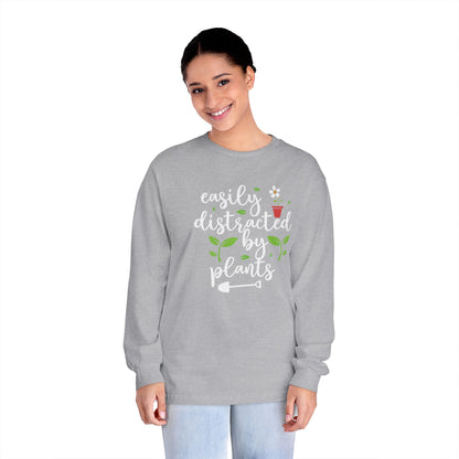 Easily Distracted By Plants Long Sleeve T-Shirt