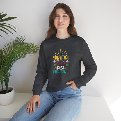 Sunshine Is The Best Medicine Crewneck Sweatshirt