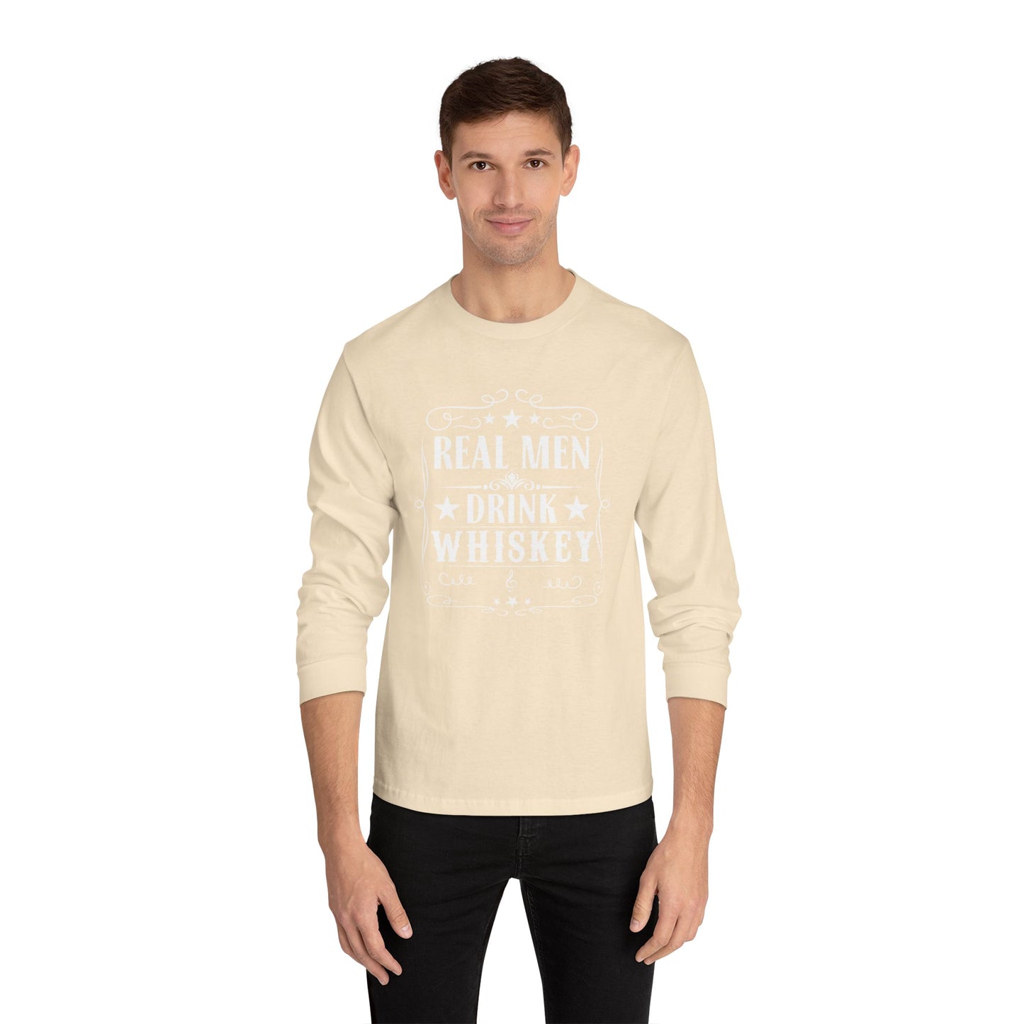 Real Men Drink Whiskey Crewneck Sweatshirt