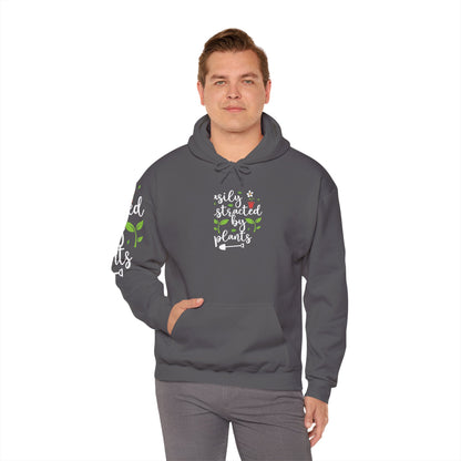 Easily Distracted By Plants Hooded Sweatshirt