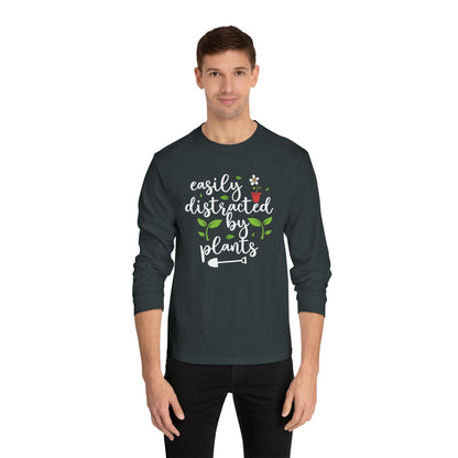 Easily Distracted By Plants Long Sleeve T-Shirt