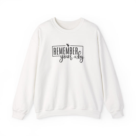 Remember Your Why Crewneck Sweatshirt