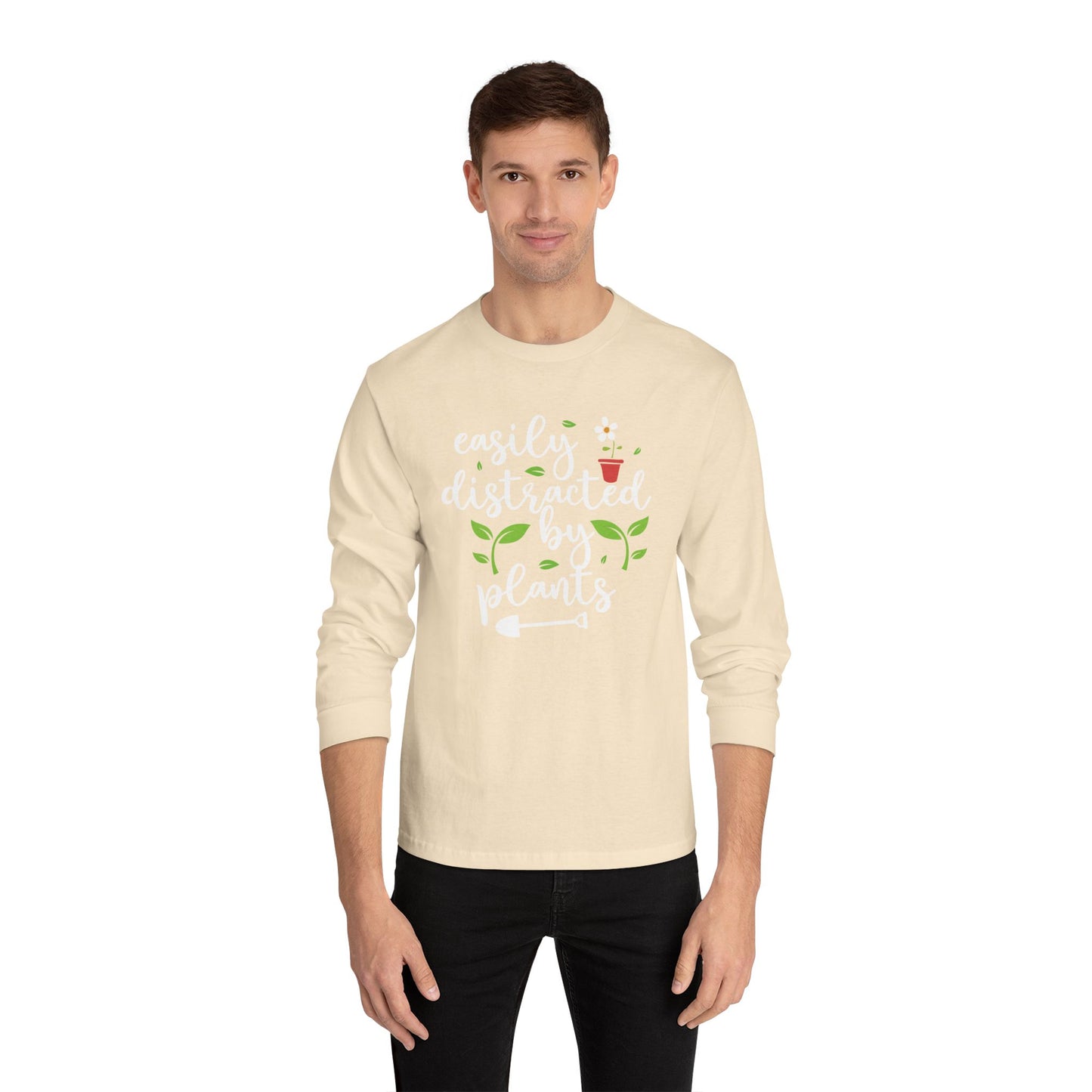 Easily Distracted By Plants Long Sleeve T-Shirt