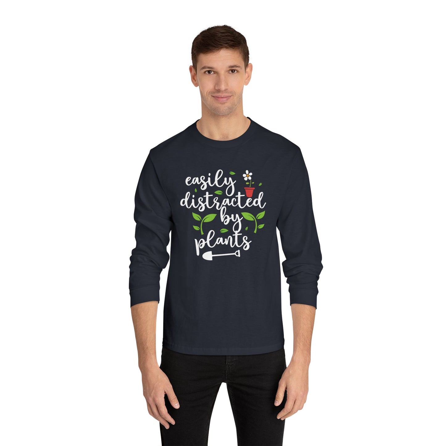 Easily Distracted By Plants Long Sleeve T-Shirt