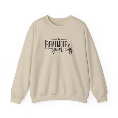 Remember Your Why Crewneck Sweatshirt