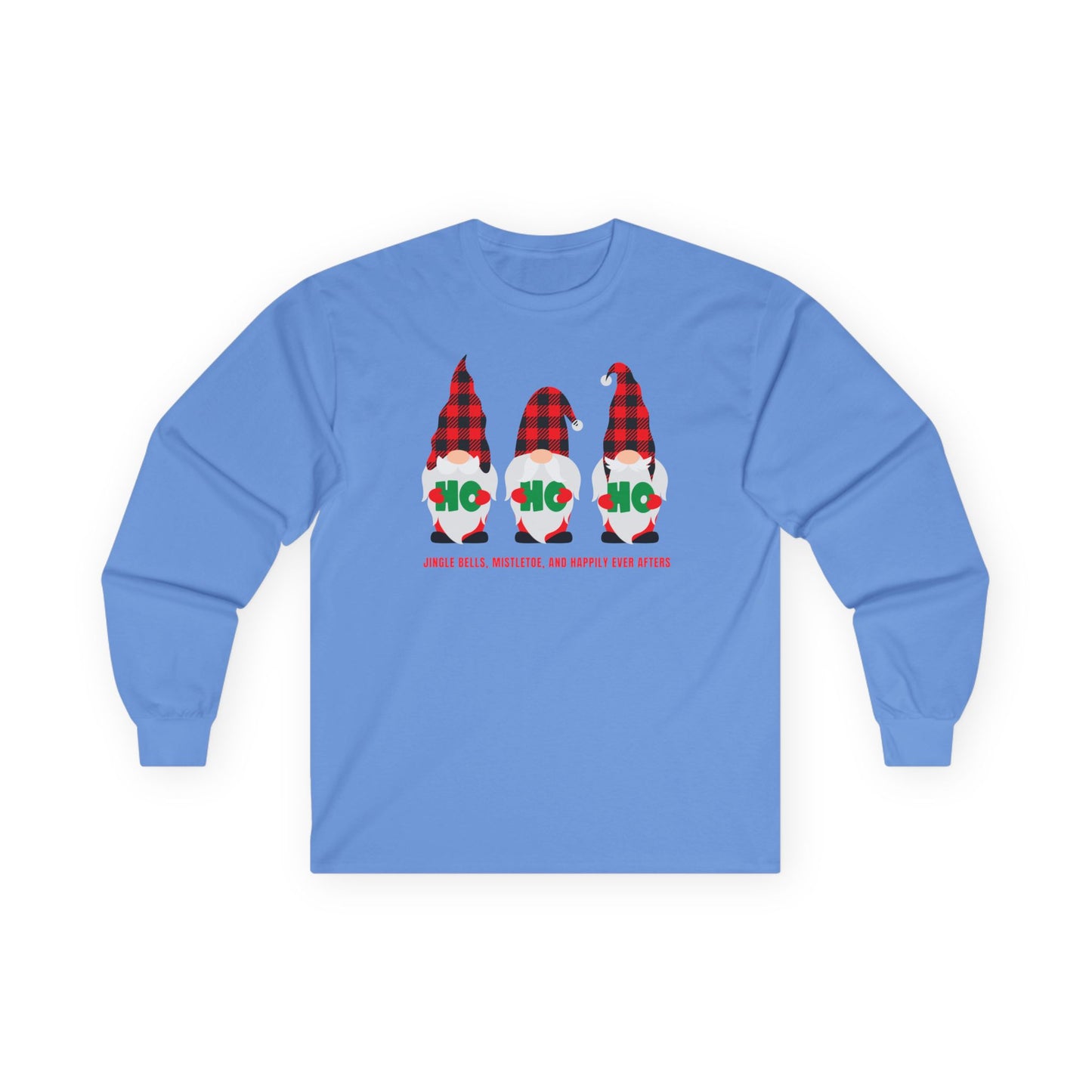 Jingle Bells Mistletoes Happily Ever Afters Ultra Cotton Long Sleeve T Shirt