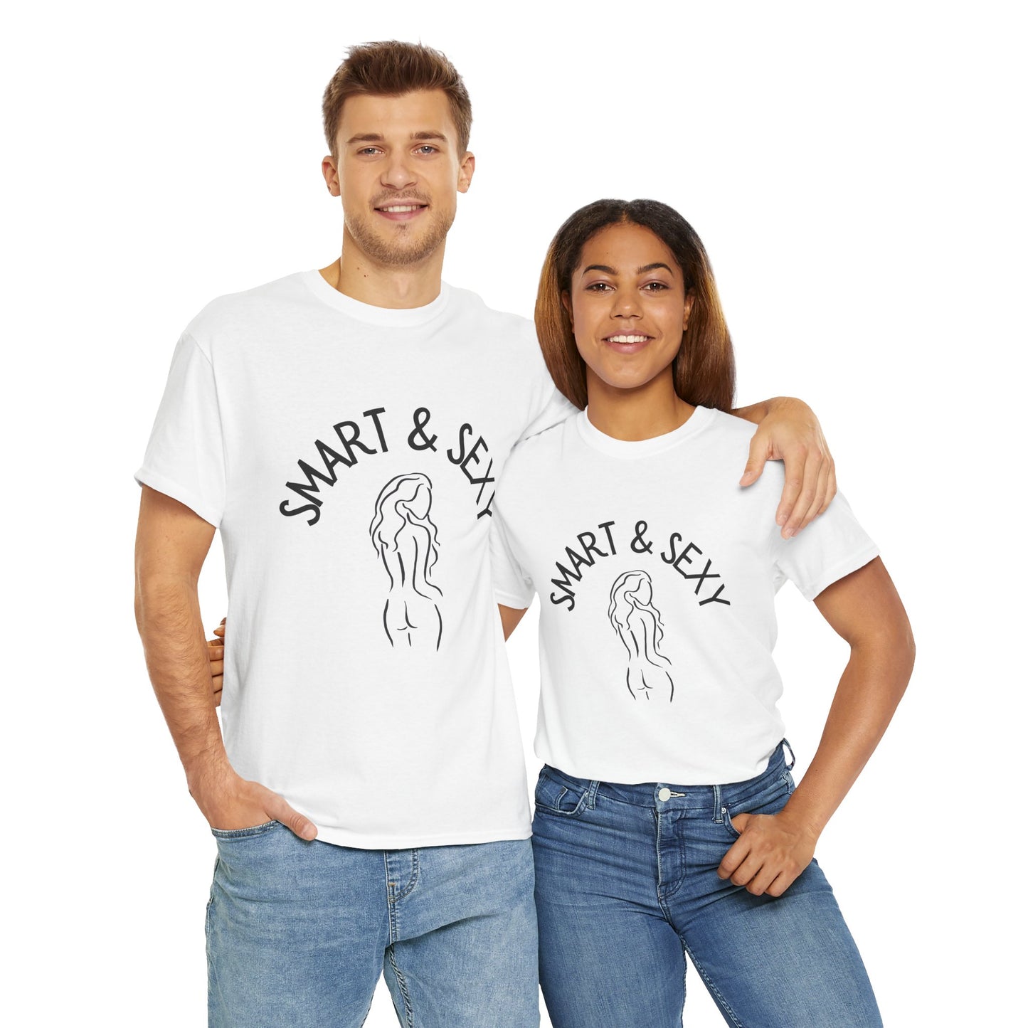 Smart And Sexy Unisex Heavy Cotton T Shirt