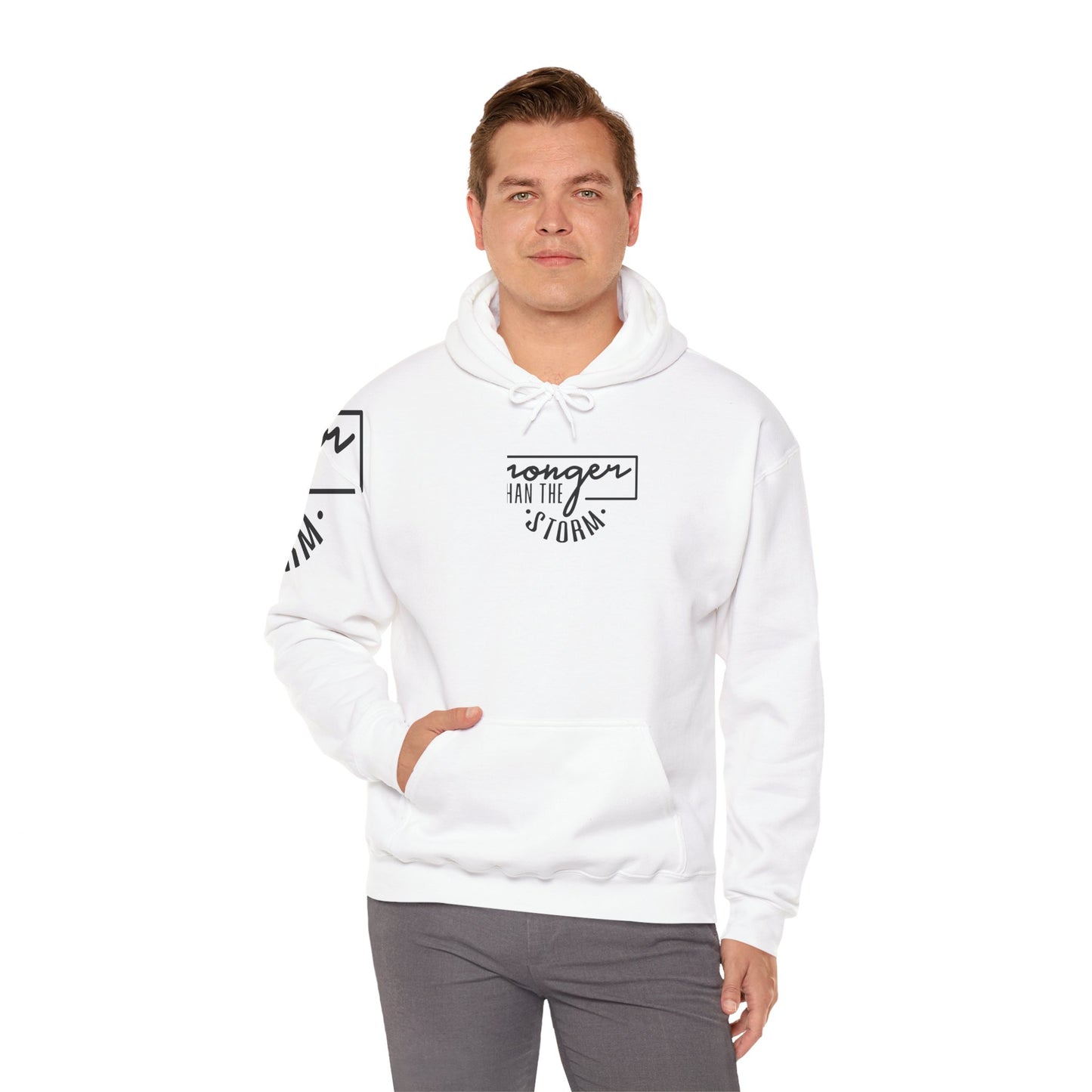 Stronger Than The Storm Hooded Sweatshirt