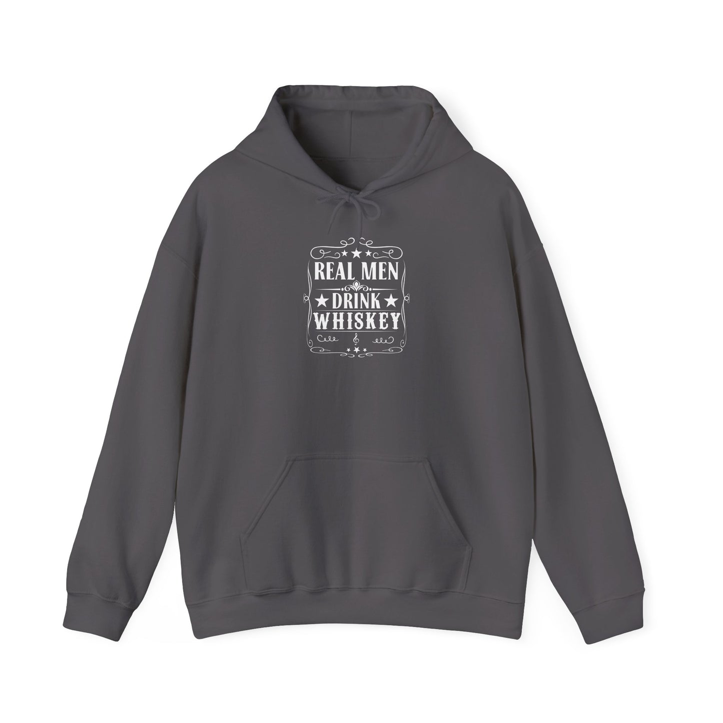Real Men Drink Whiskey Hooded Sweatshirt