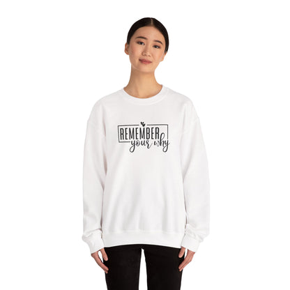 Remember Your Why Crewneck Sweatshirt