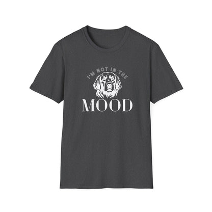 Not In The Mood Dog T-Shirt - Funny Moody Dog Silhouette Tee for Pet Lovers, Casual Comfort Tee, Everyday Wear, Gift for Him/Her