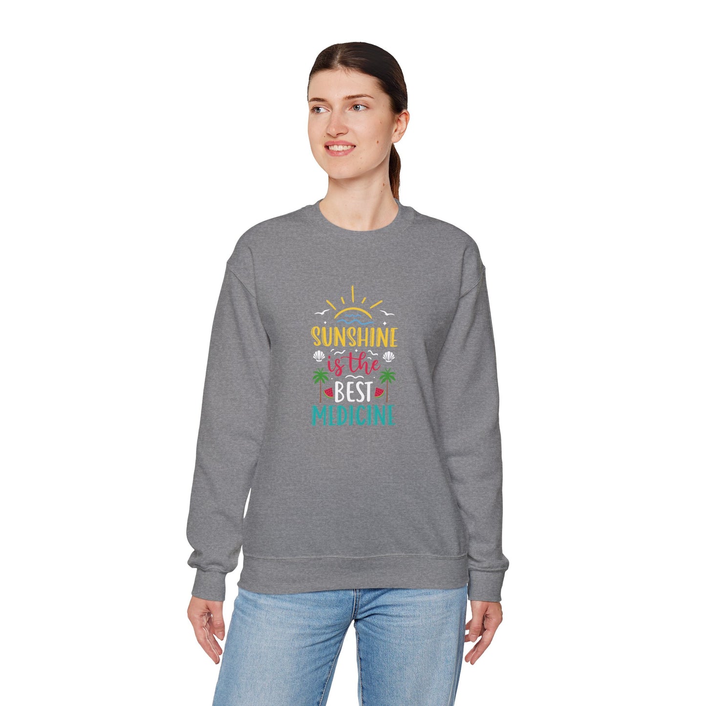 Sunshine Is The Best Medicine Crewneck Sweatshirt