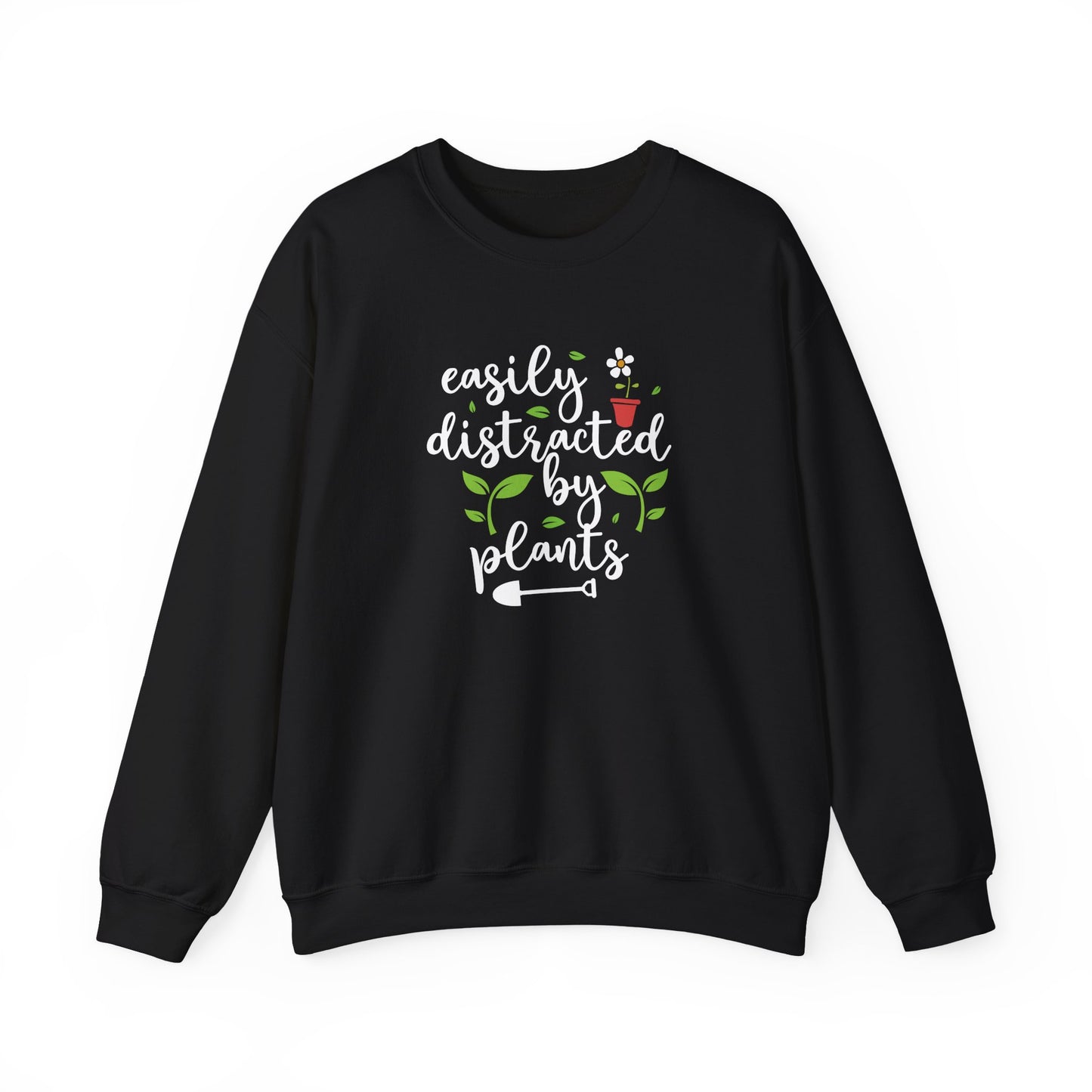 Easily Distracted By Plants Crewneck Sweatshirt