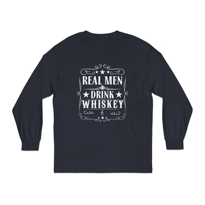 Real Men Drink Whiskey Crewneck Sweatshirt