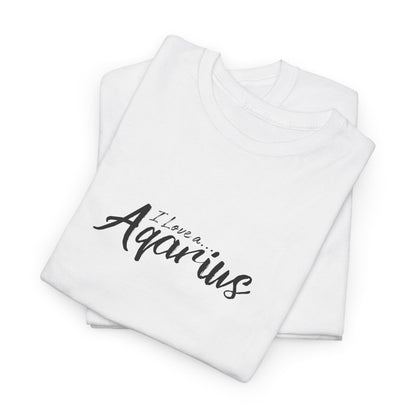 Aquarius I Love A T-Shirt
